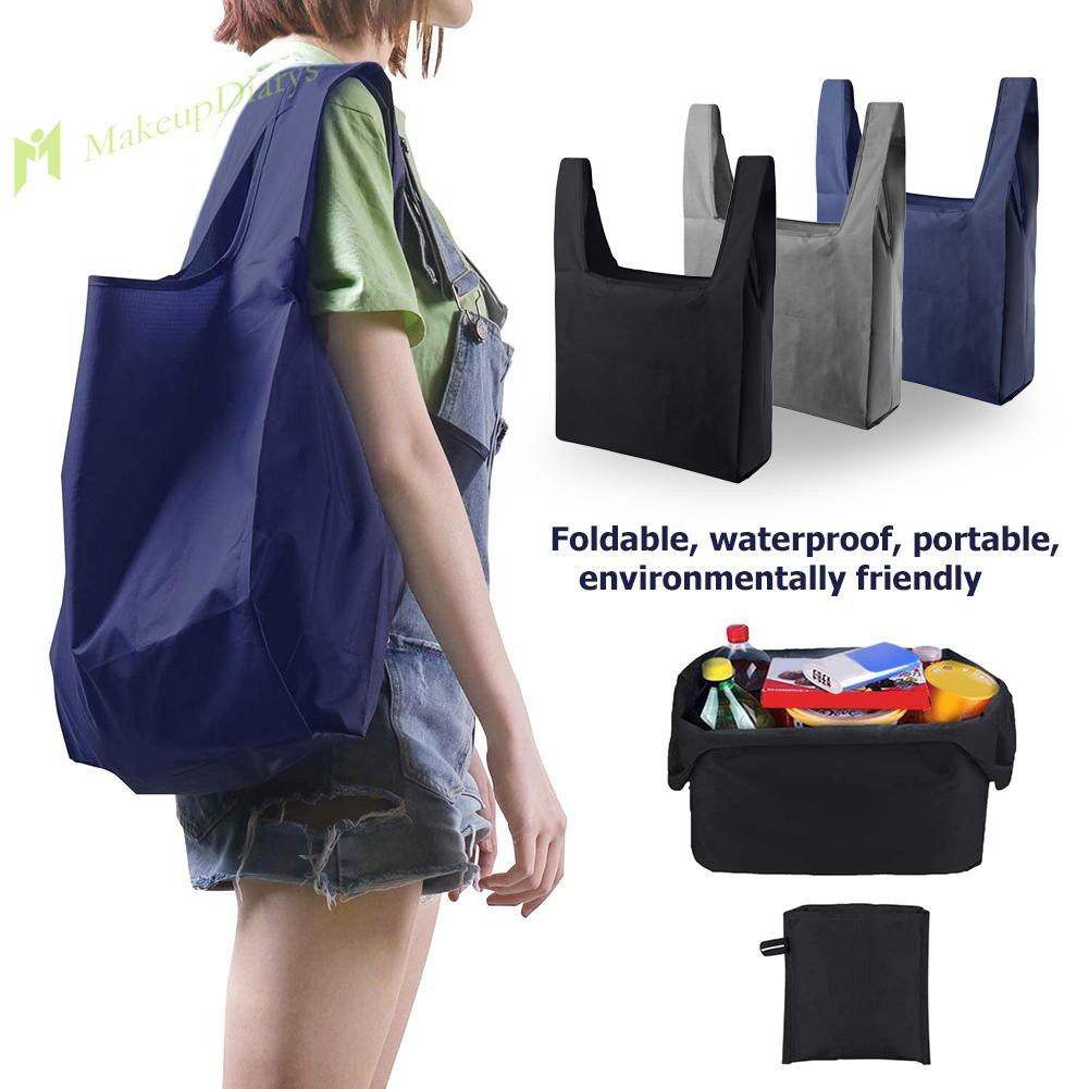 Foldable Shopping Bag Large Grocery Shopping Totes Portable Reusable