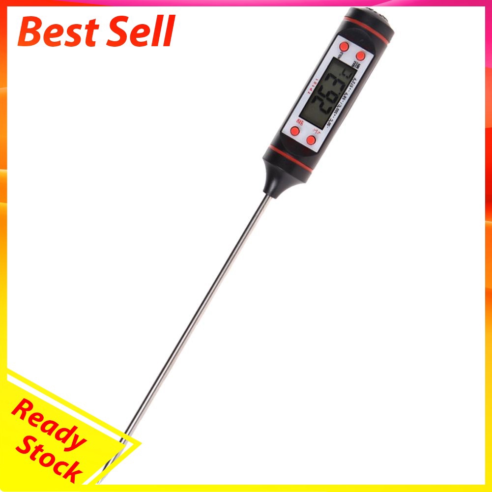 Digital Kitchen Thermometer Meat Cake Candy Fry Food Q Dinning