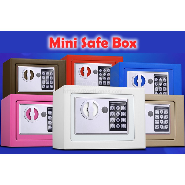 Smart Mini Safe Box Keep Your Cash And Valuables Shopee Singapore