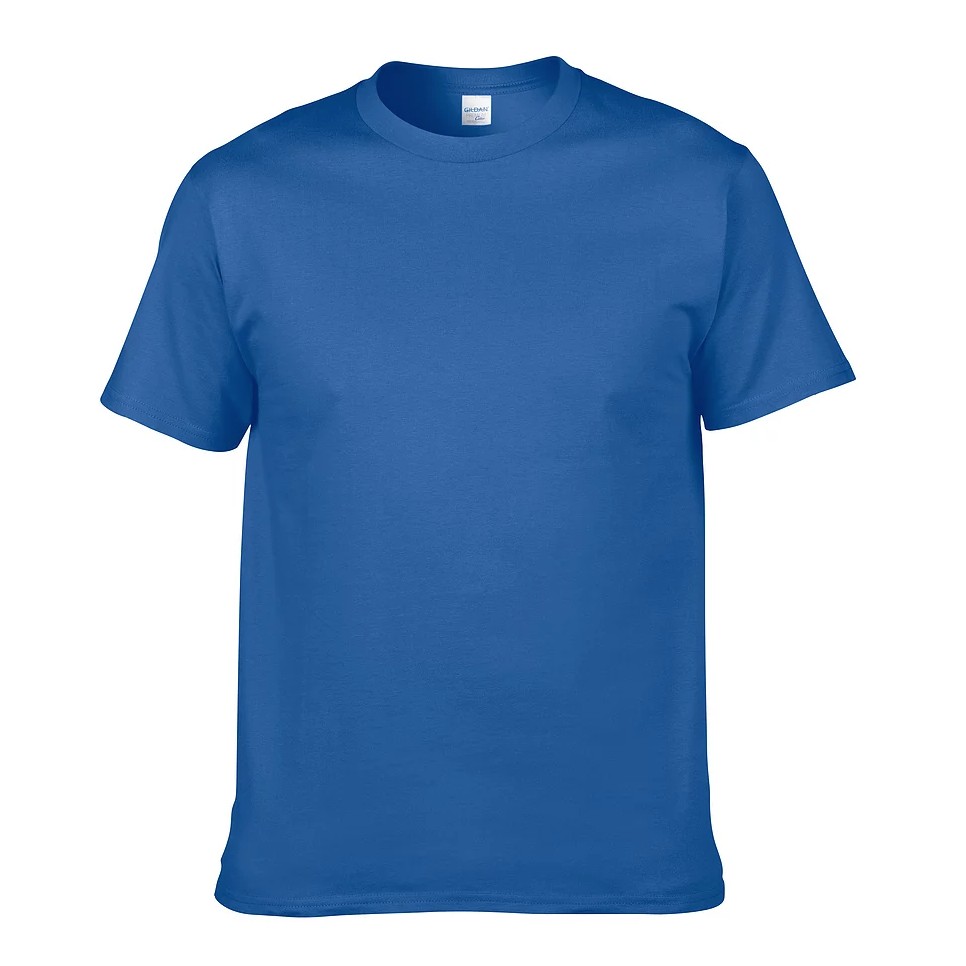 Gildan Premium Cotton TShirt (Royal Blue) Plain / Blank Shopee