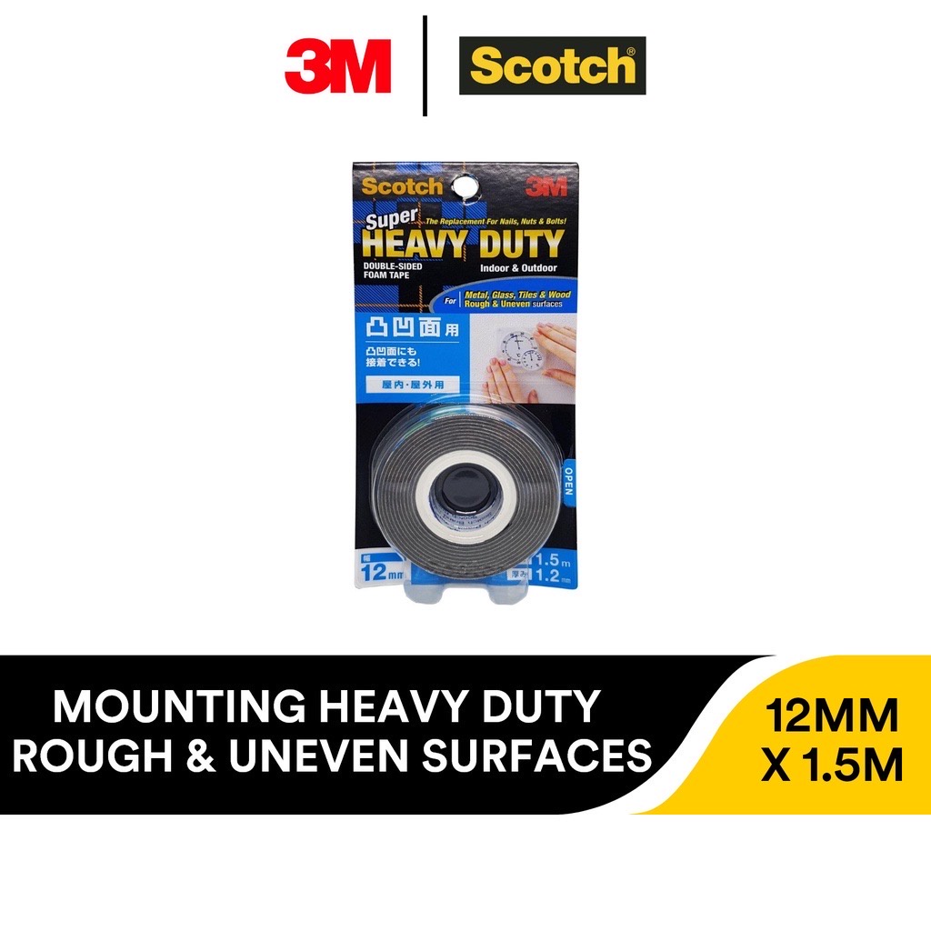 3M Scotch Super Heavy Duty Tape Duty Double Sided Foam Multi Prupose