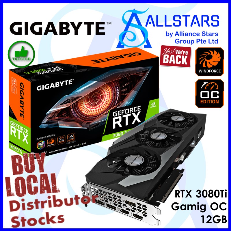 Gigabyte RTX 3060 Ti Gaming OC 8GB (GVN306TGAMING OC8GD) / NVIDIA