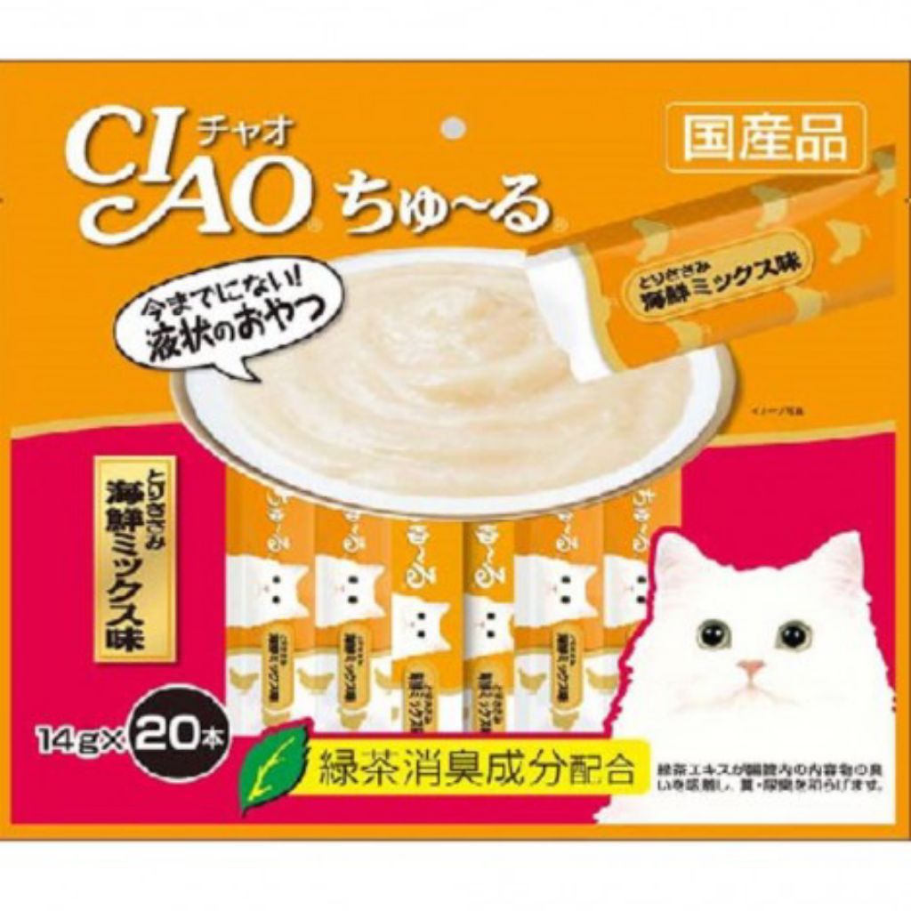 Ciao Churu Cats Treats 14gx20(Free Shipping +10Cashback) Shopee