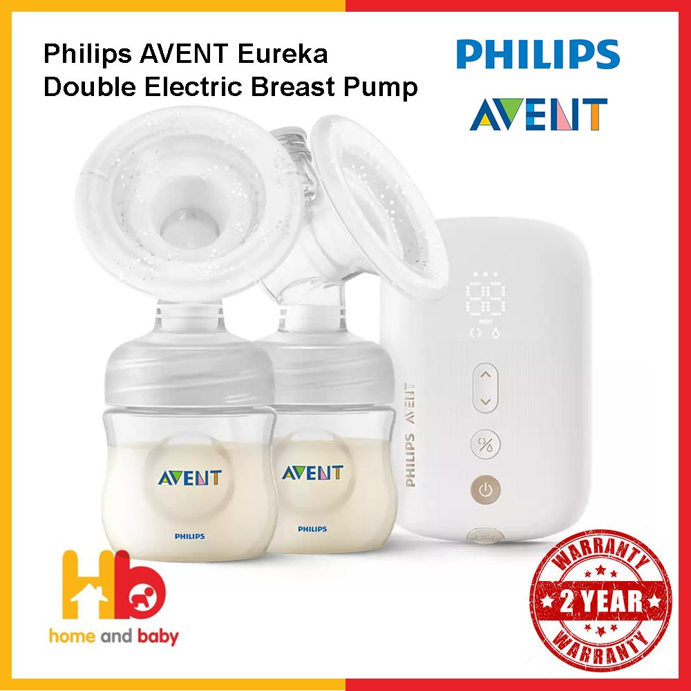 Philips AVENT Eureka Double Electric Breast Pump ( SCF398/11) Shopee