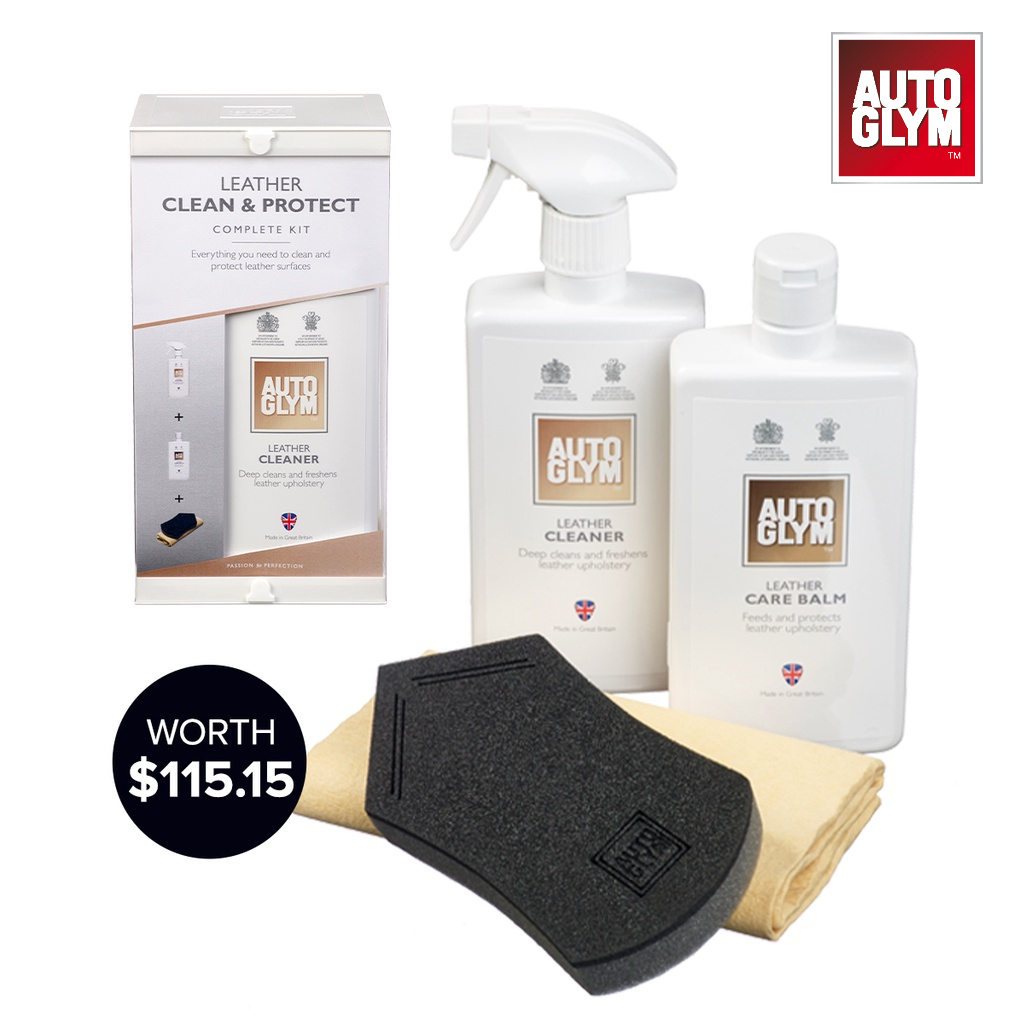 AUTOGLYM LEATHER CLEAN PROTECT COMPLETE KIT (LCPKIT) Flying, 49 OFF