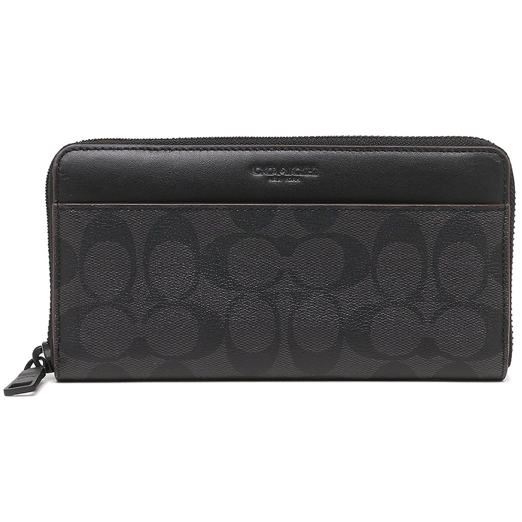 Coach Accordion Wallet In Coated Signature PVC (F25517) Shopee Singapore