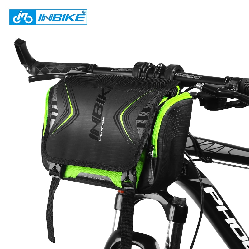 INBIKE Waterproof Bike Bag Large Capacity Handlebar Front Tube Bag