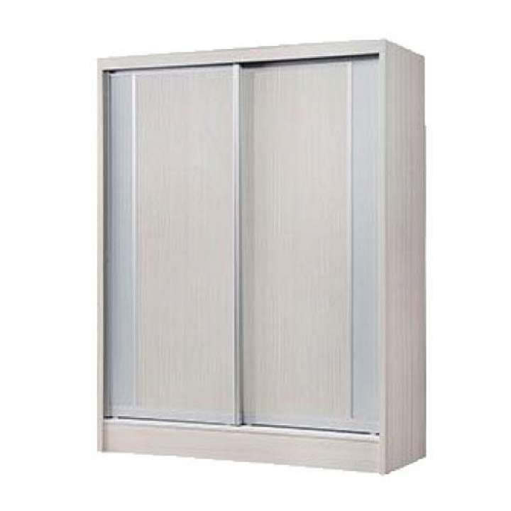 Furniture Amart Jorah 5 feet Sliding wardrobe in limewash panel (free assembly) Shopee Singapore