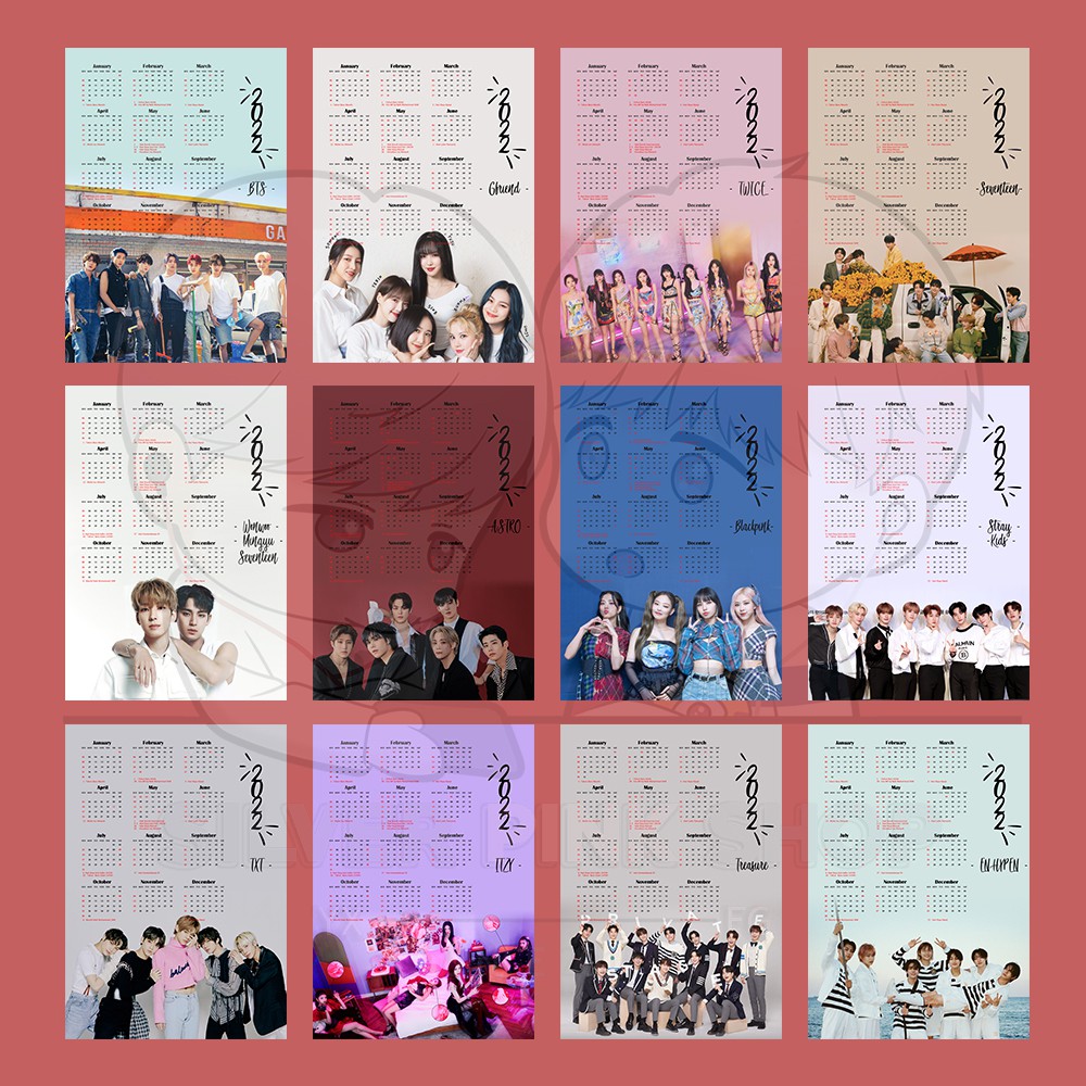 Po)Exo 2022 Poster Calendar Exo, Bts, Seventeen, Nct 127, Nct Dream, Super  Junior, Aespa, Twice, Treasure, Enhl | Shopee Singapore