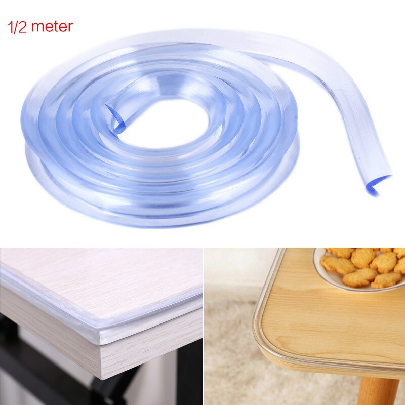 1M/2M Transparent Table Edge Furniture Corner Protectors Bumper Strip