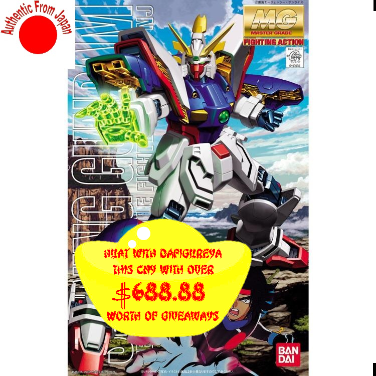 *JAPAN IMPORT* MG Master Grade 1/100 GF13017NJ Shining Gundam Bandai Anime Model Kit Shopee