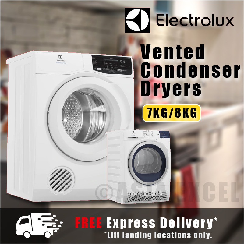 ELECTROLUX 7/8KG FRONT LOAD VENTED/CONDENSER DRYERS [EDV705HQWA