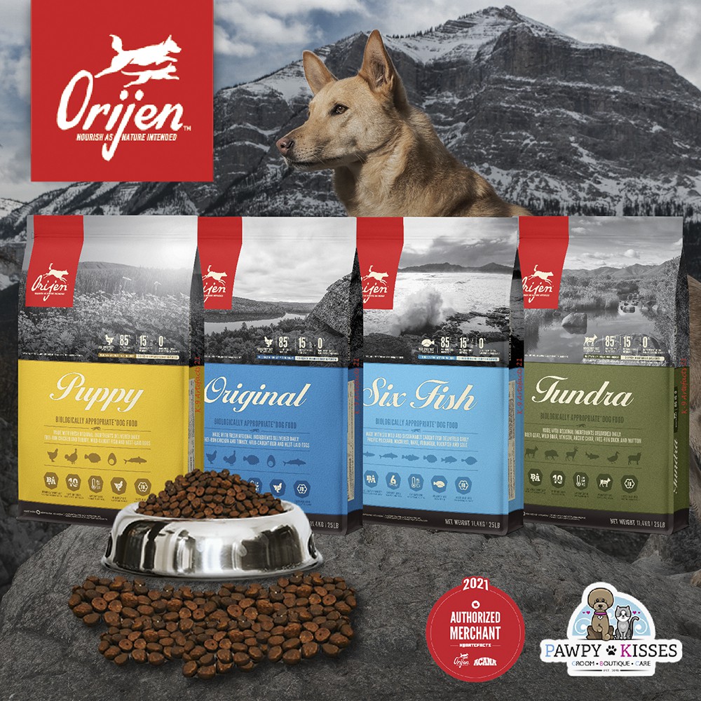 ORIJEN Dry Dog Food From Canada 2kg, 4.8kg, 6kg or 11.4kg Shopee