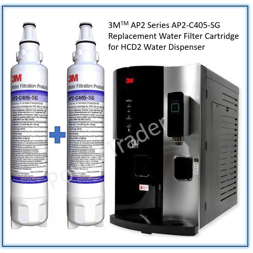 [2 Units] 3M AP2C405SG AP2 Series Replacement Water Filter Cartridge