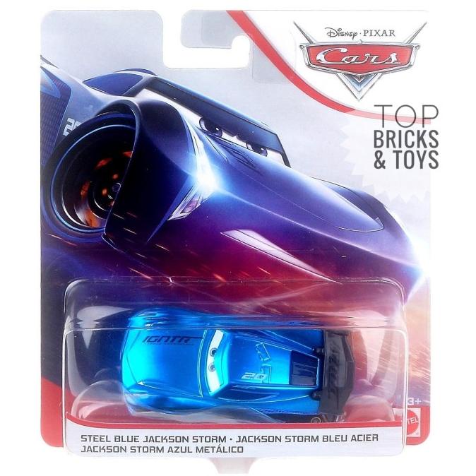 Mattel, Disney Pixar Cars Blue Jackson Storm Steel Shopee Singapore