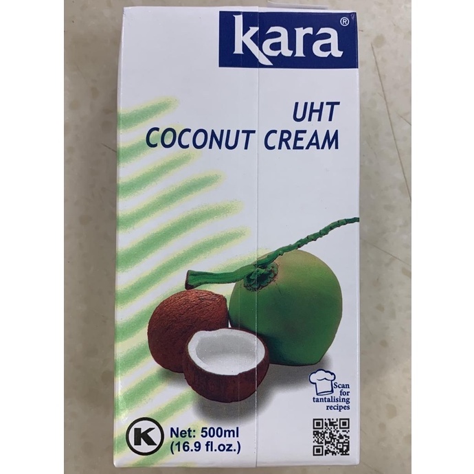 Kara UHT Coconut Cream 500ml Shopee Singapore