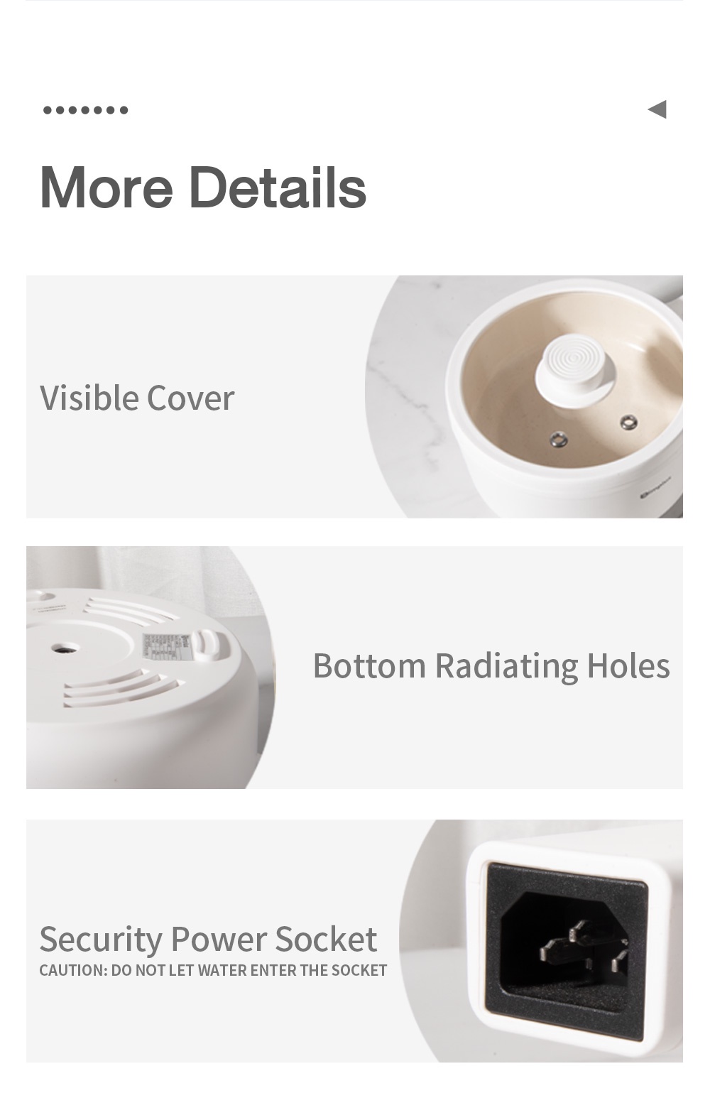 Simplus Electric Cooker Steamer Multicooker Hot Pot Frying Pan Soup Pot