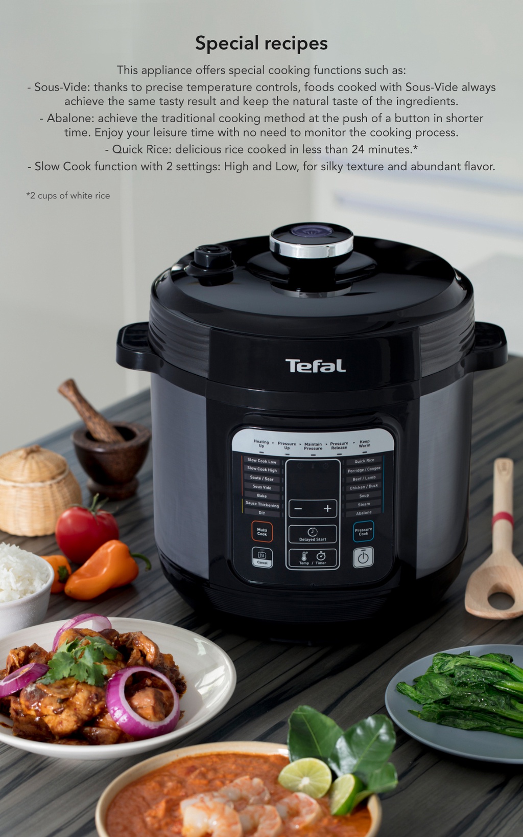 Tefal CY601 Home Chef Smart Electric Pressure Cooker 6L Shopee Singapore