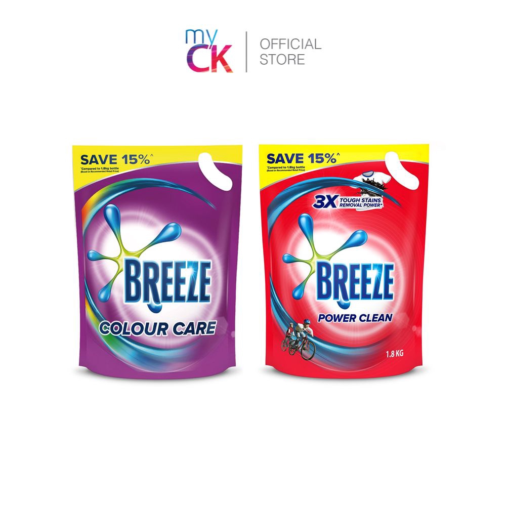 (Bundle of 6) Breeze Liquid Detergent Refill 1.8kg Shopee Singapore