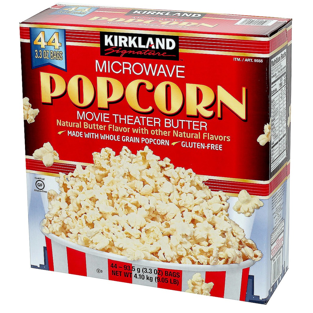 Kirkland Signature Microwave Popcorn 4.11kg Shopee Singapore