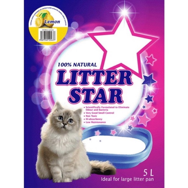 Litter Star Crystal Cat Litter 5L (Lemon) Shopee Singapore