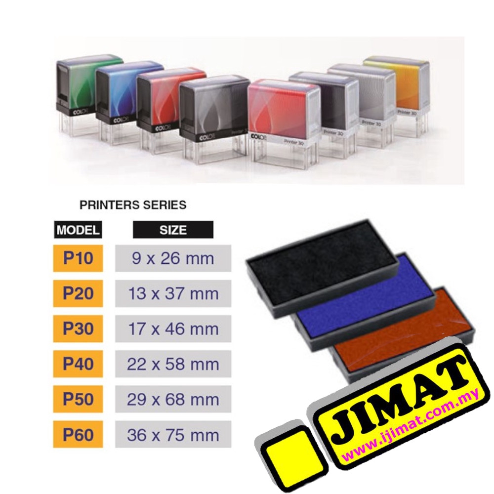 Malaysia] Colop Spare Pad Refill Stamp Pad Stampad For P20N C20