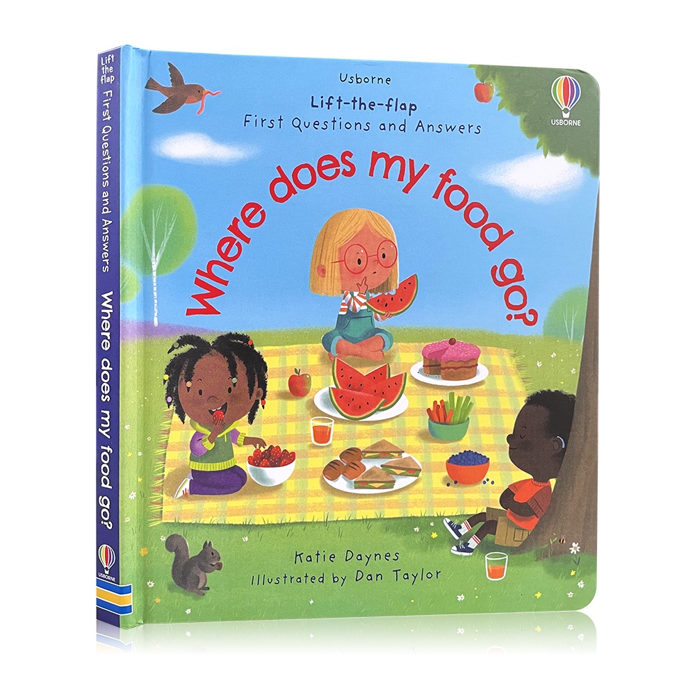 Where Does My Food Go Lift The Flap Usborne Book for Kids Early