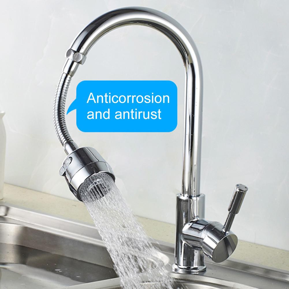 Flexible Bend Watersaving Universal Hose Tap Aerator Faucet Nozzle