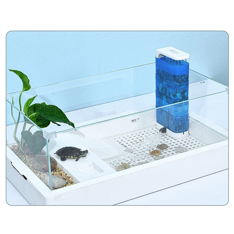 Yee Low Water Level Aquarium Filter Turtle Tank Water Purifier