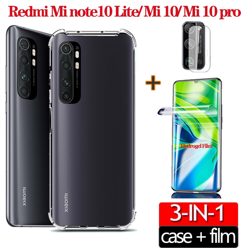 Xiaomi Redmi Mi Note10 Lite Mi 10 pro MI10 3in1;case cover camera