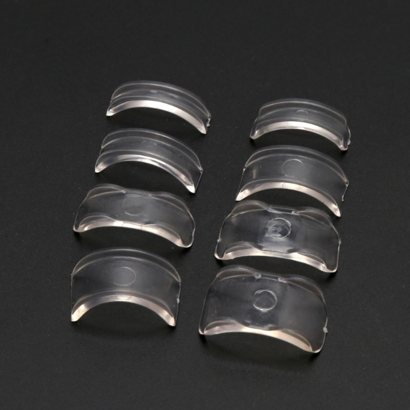 8 Sizes Silicone Invisible Clear Ring Size Adjuster Resizer Loose Rings