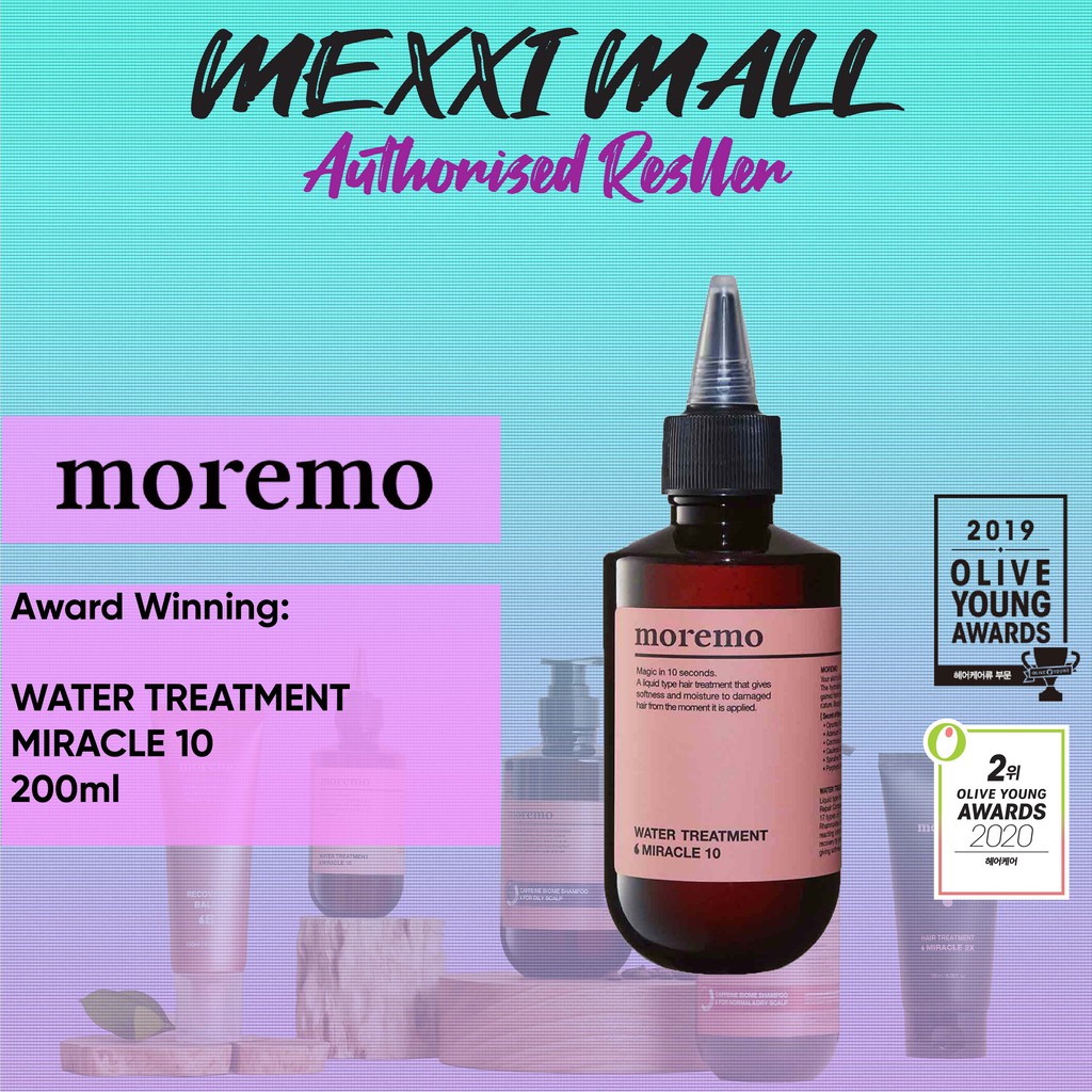 [Moremo] Water Treatment Miracle 10 200ml Shopee Singapore