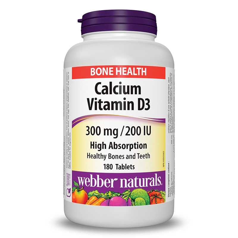 ber Naturals Calcium Citrate With Vitamin D3 300mg/200IU (180