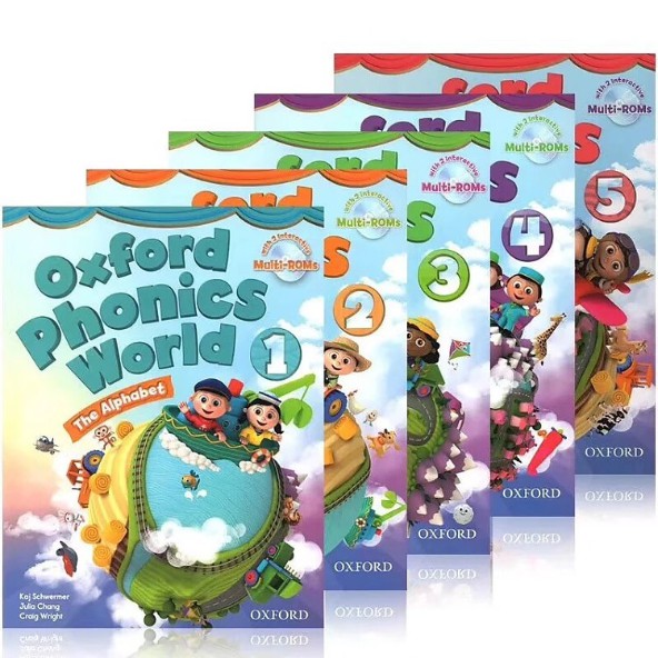 【10 Books Set】Oxford Phonics World Children English Workbook Exercise Book Story Phonics Reader
