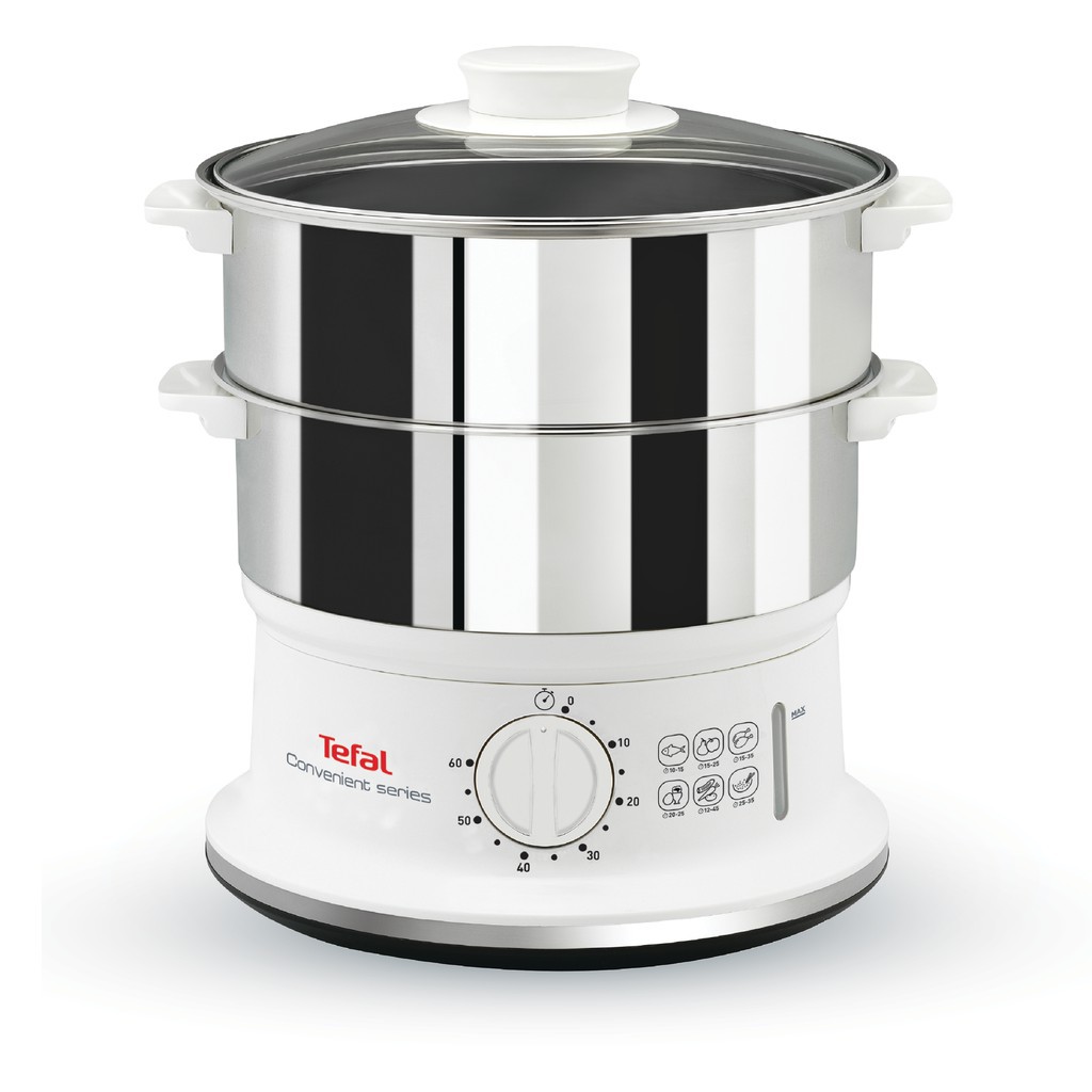Tefal VC1451 Stainless Steel Food Steamer 2 Years Warranty Shopee