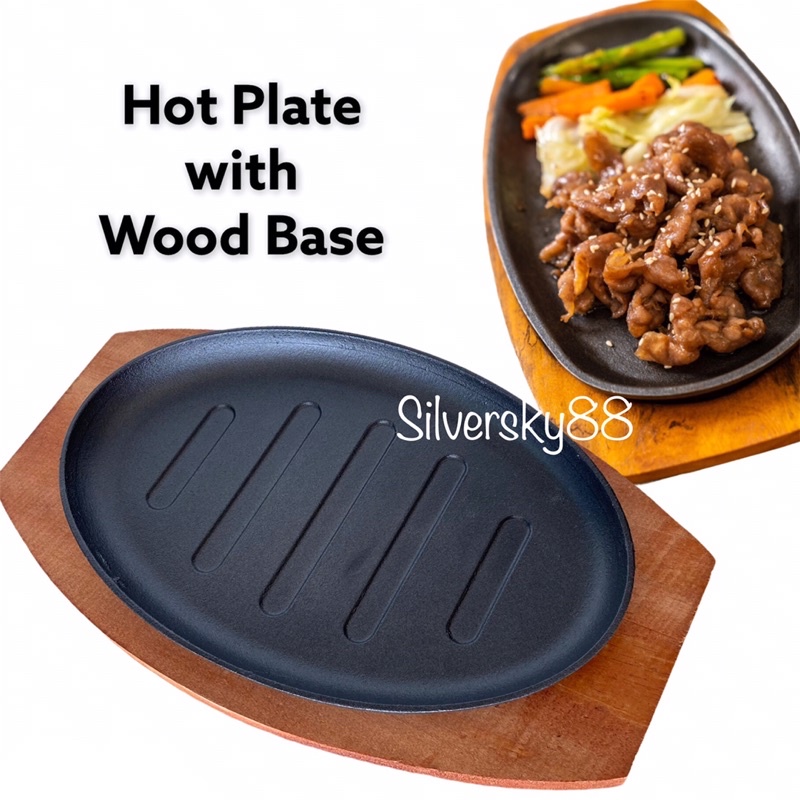 Hot Plates Sizzling Teppanyaki korean bbq Grill Pan Shopee Singapore