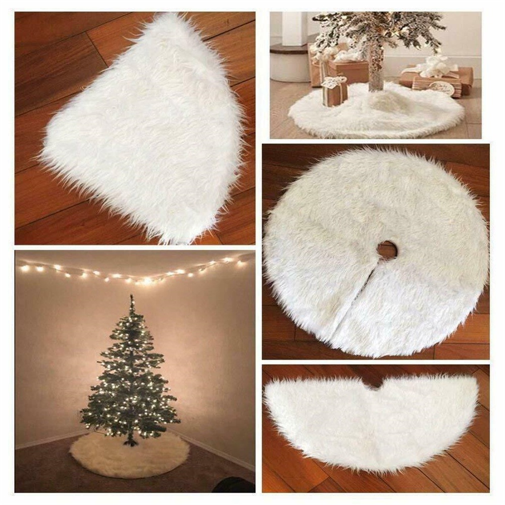 78cm Christmas Ornaments Tree Skirt Hotel Shopping Mall Home Decoration