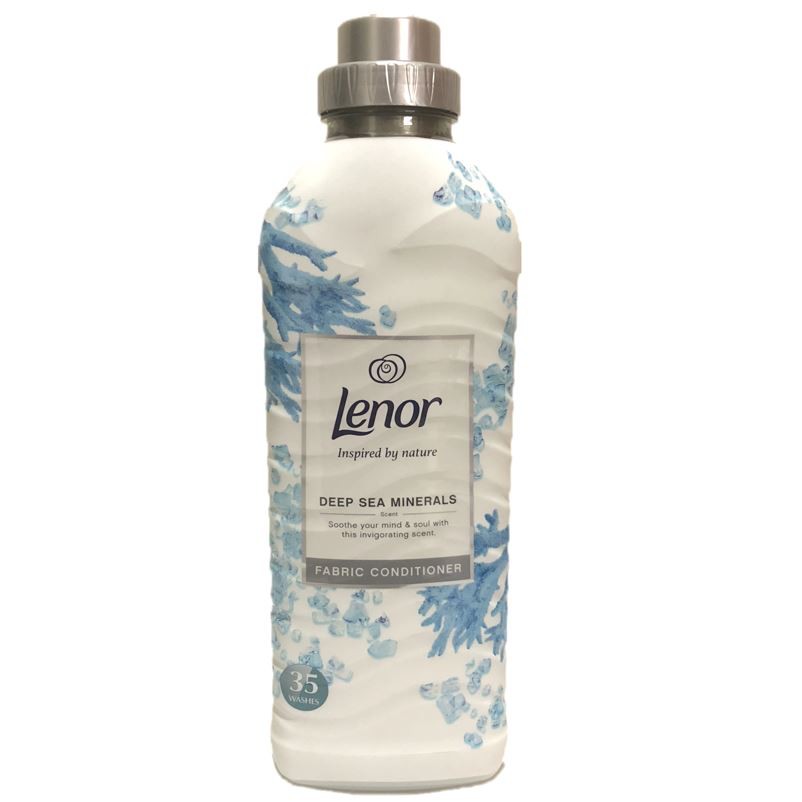 British Lenor Clothes Softener Fabric conditioner 875 ml (Deep Sea