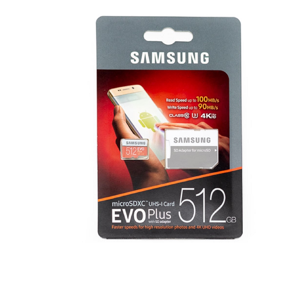 Samsung Memory 512 GB Evo Plus Micro SD Card with Adapter Shopee