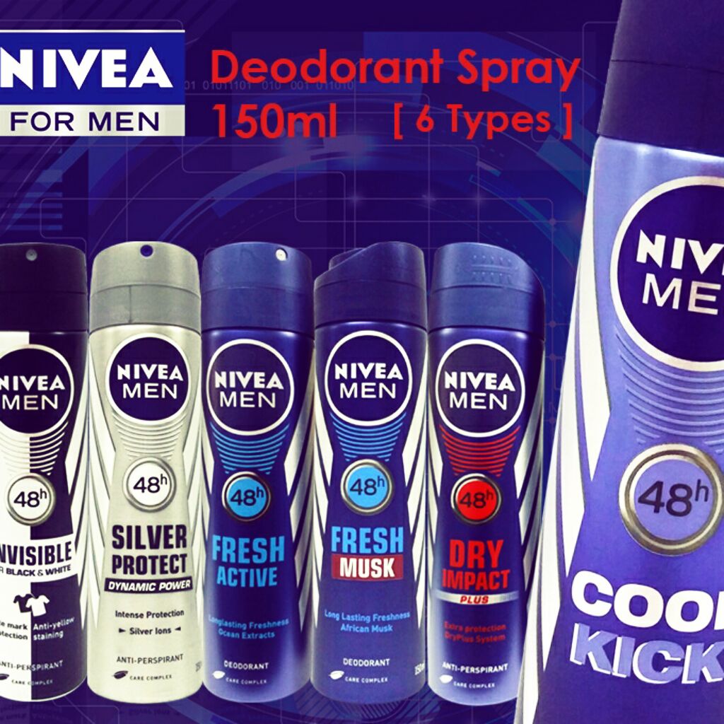 Nivea Men Anti Perspirant Spray 150ml Shopee Singapore