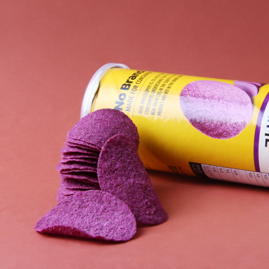 [NOBRAND] EMART NOBRAND PURPLE SWEET POTATO CHIP 110G X 6cans / 12cans