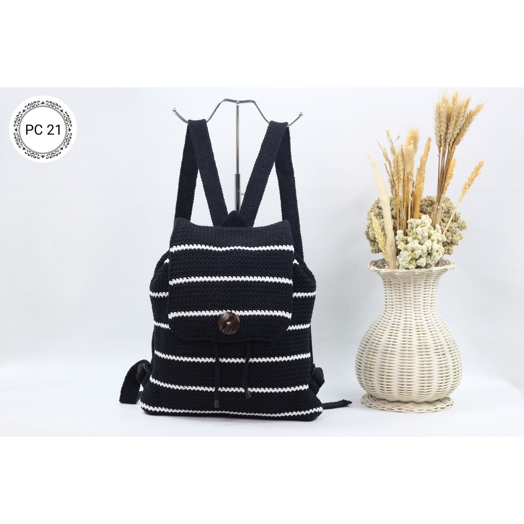 Blaster Knitting Backpack Shopee Singapore