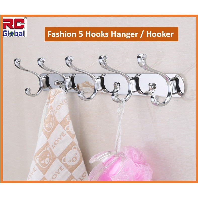 RCGlobal Clothes hook hanger / wallmounted bathroom door rear hanger
