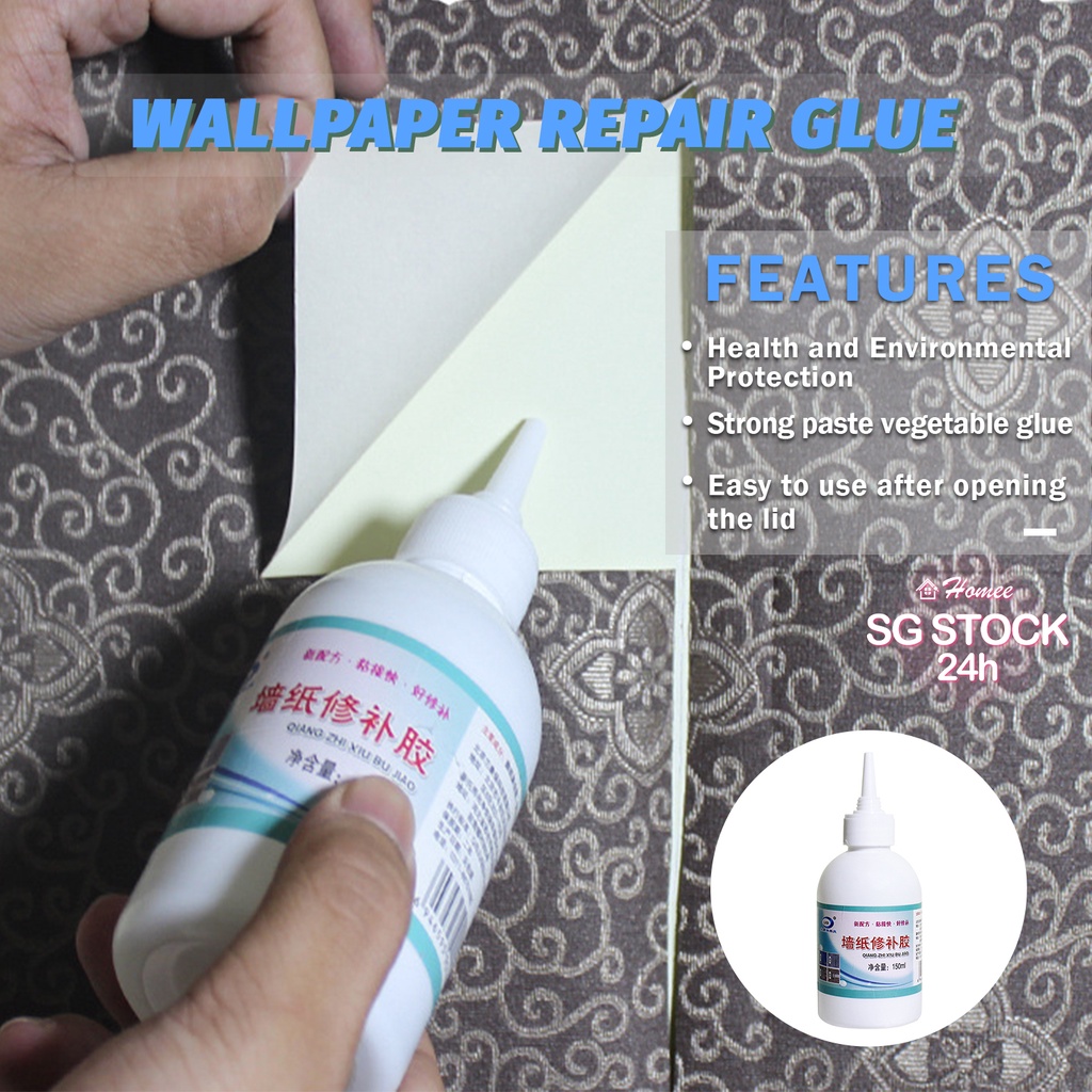 SG Wallpaper repair glue Wall covering glue stickers Repair wallpaper