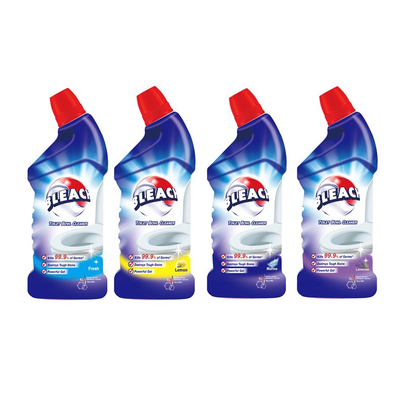 Walch Bleach Toilet Bowl Cleaner 600Ml Fresh/Lemon/Marine/Lavender