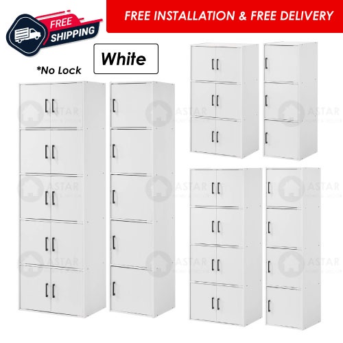 [Furniture Amart] Wooden Bookcase Utility shelve storage (FREE