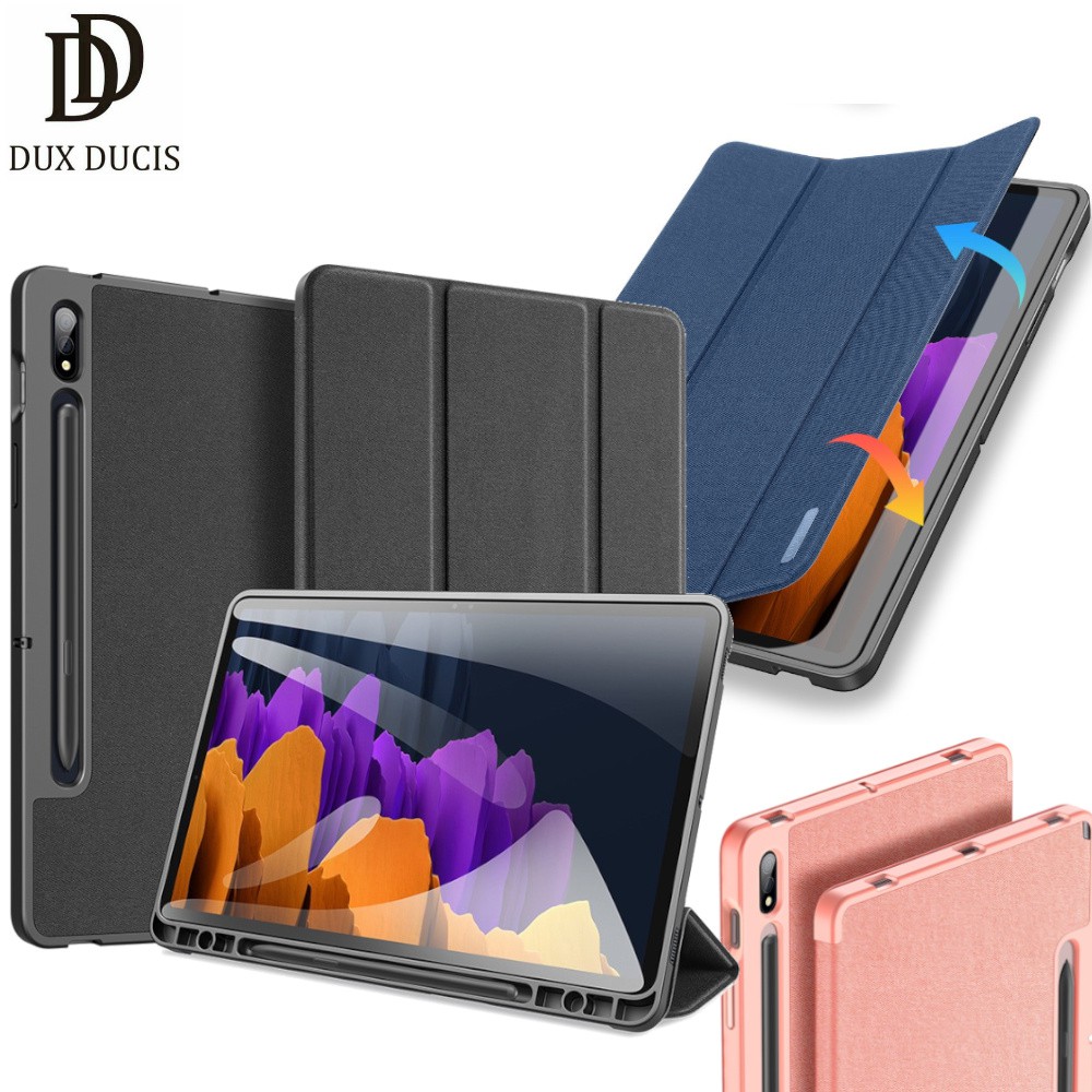 Galaxy Tab S7 / S7 Plus / S7 FE Dux Ducis DOMO Series Folio Flip with S