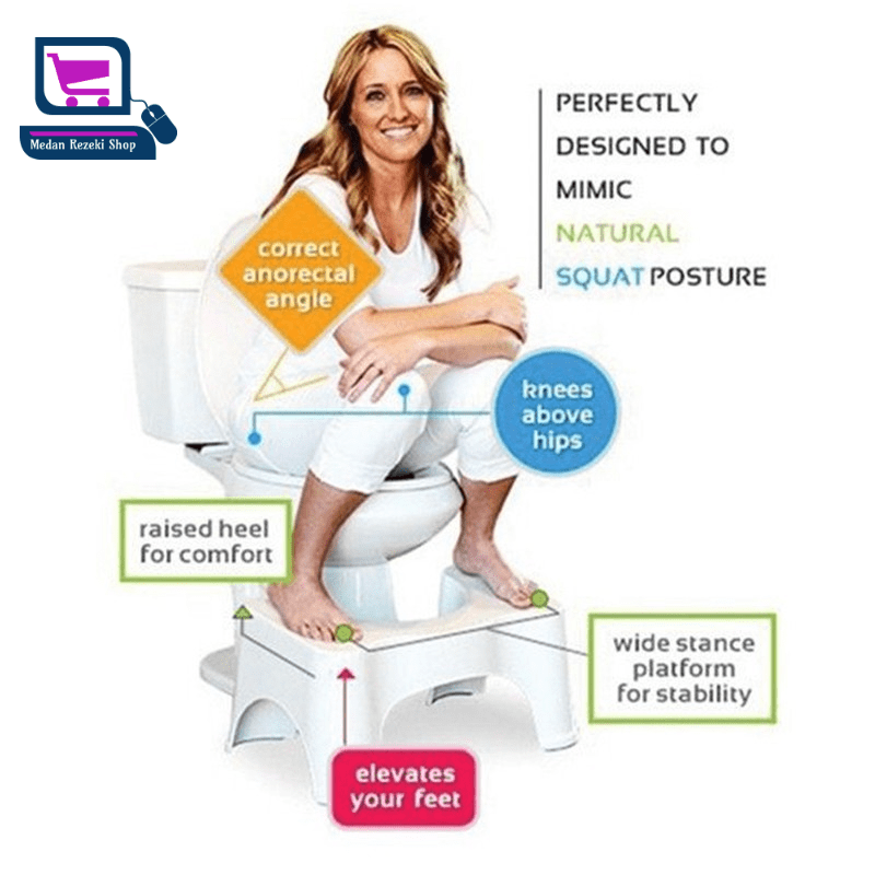 Kerusi Kaki Cangkung Tandas Duduk Rehat Squat Squatty Potty Toilet Stool Toilet Bowl Footrest
