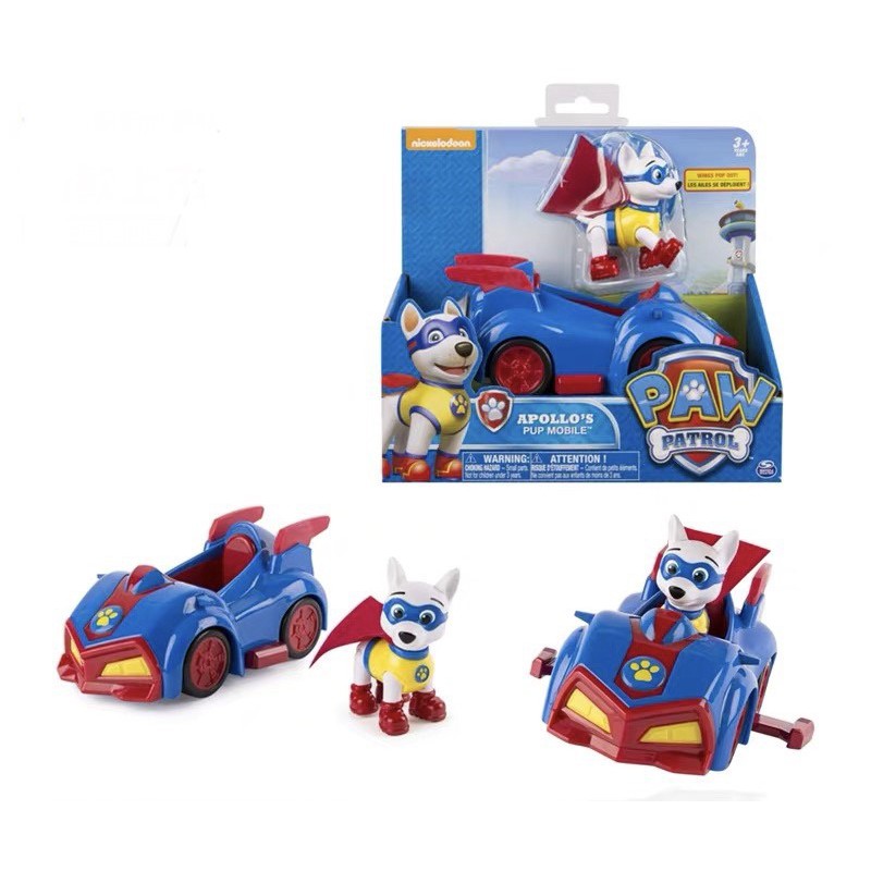 Paw Patrol Apollo the Super Pup with his Vehicle Shopee Singapore