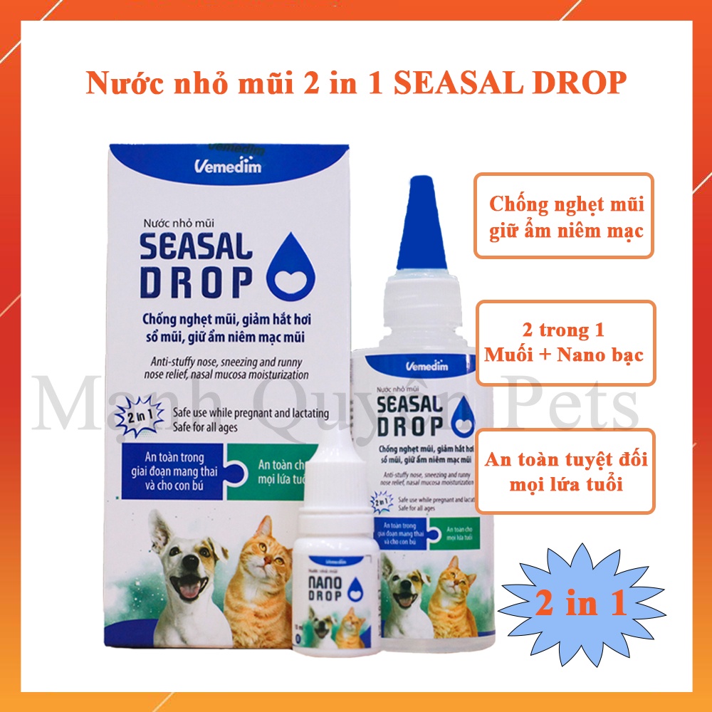 Seasal drop preventing stuffy nose reduce sneezing moisturizing mucosa